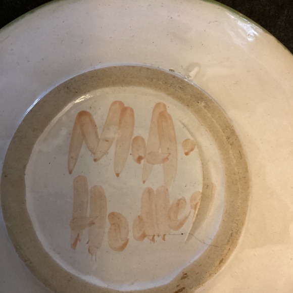 Vintage, RARE M. A . Hadley hand painted small side plate - Picture 2 of 7